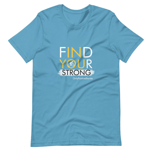 Biking Find Your Strong Short-Sleeve Unisex T-Shirt