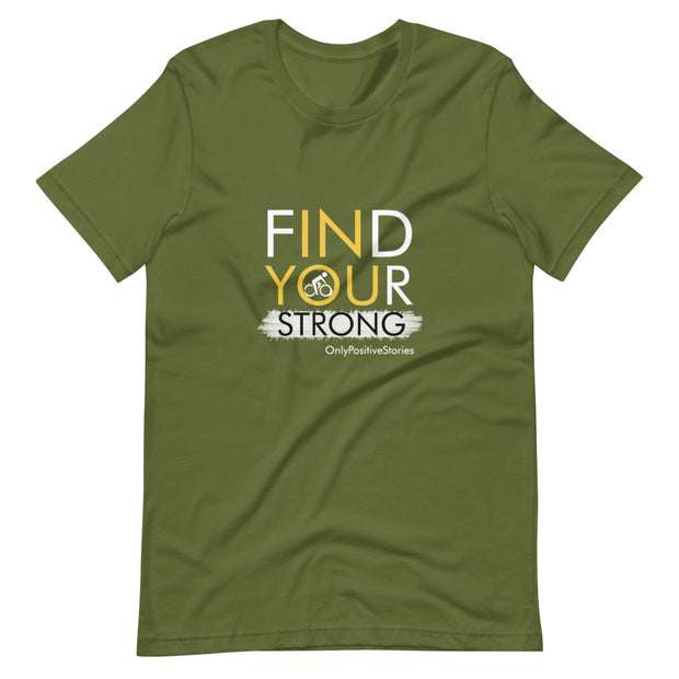 Biking Find Your Strong Short-Sleeve Unisex T-Shirt