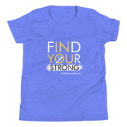 Baseball Find Your Strong Youth Short Sleeve T-Shirt