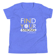 Volleyball Find Your Strong Youth Short Sleeve T-Shirt