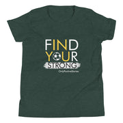 Soccer Find Your Strong Youth Short Sleeve T-Shirt