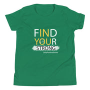 Fishing Find Your Strong Youth Short Sleeve T-Shirt