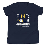Cheer Find Your Strong Youth Short Sleeve T-Shirt