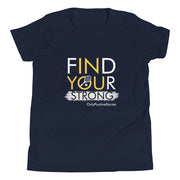 Tennis Find Your Strong Youth Short Sleeve T-Shirt