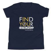 Hockey Find Your Strong Youth Short Sleeve T-Shirt