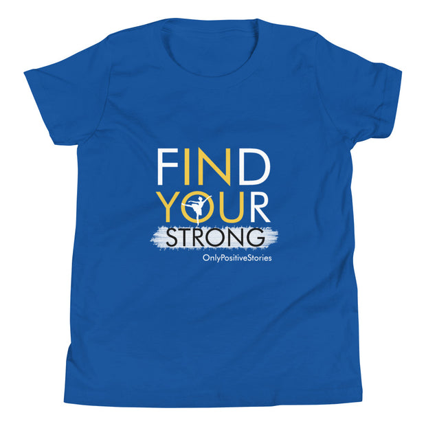 Ballet Find Your Strong Youth Short Sleeve T-Shirt